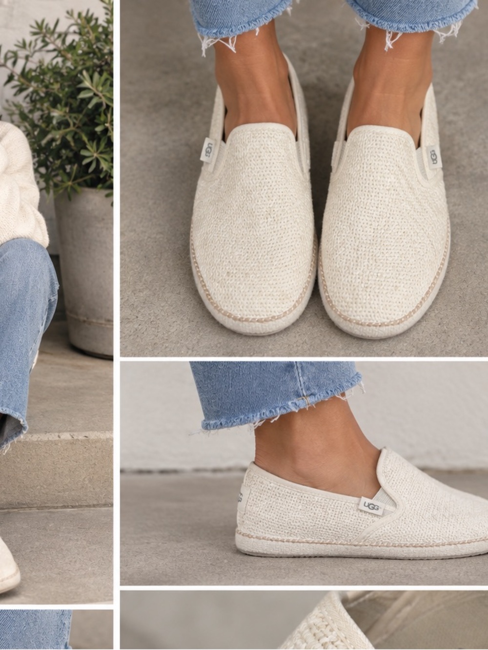 UGG Women’s Slip-On Mules in Natural Cream